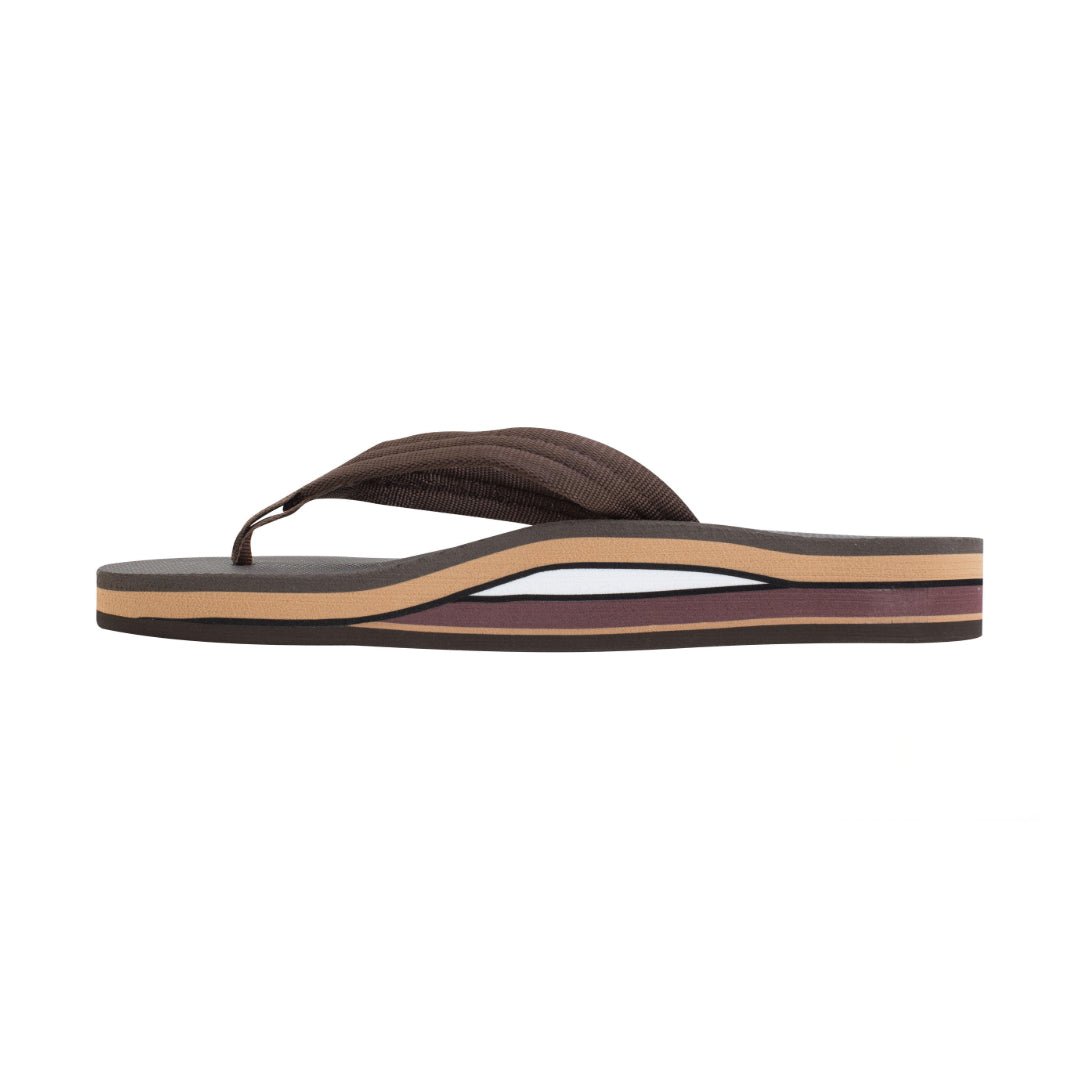 Rainbow Men's Classic Rubber - Double Layer EVA Rubber Filled Nylon Strap Sandal 4