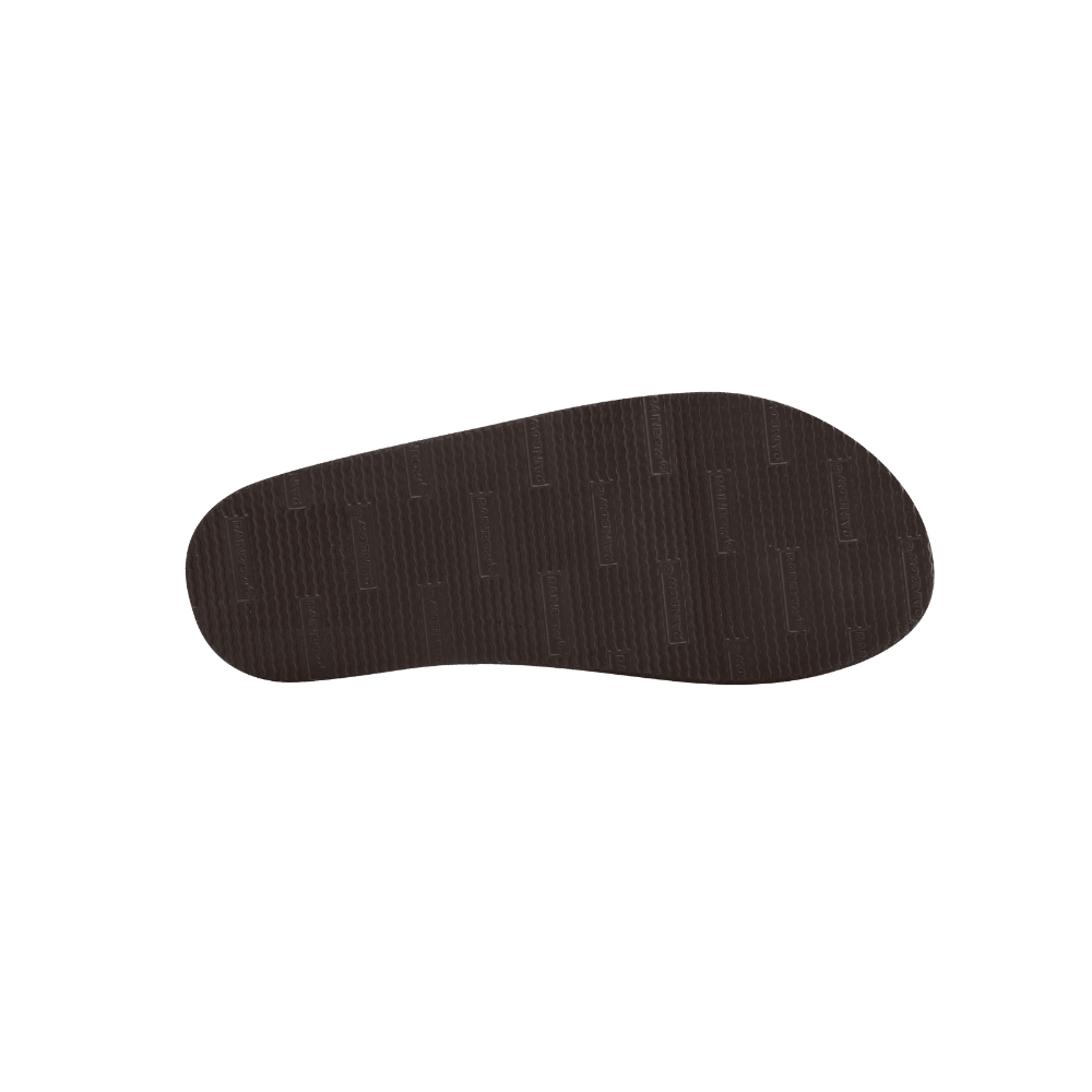 Rainbow Men’s Premier Leather Single Layer Cross Strap Sandals – Dark Brown 3