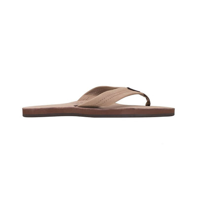 Rainbow Sandal Women's Single Layer Wide Strap Premier Leather - Dark Brown 2