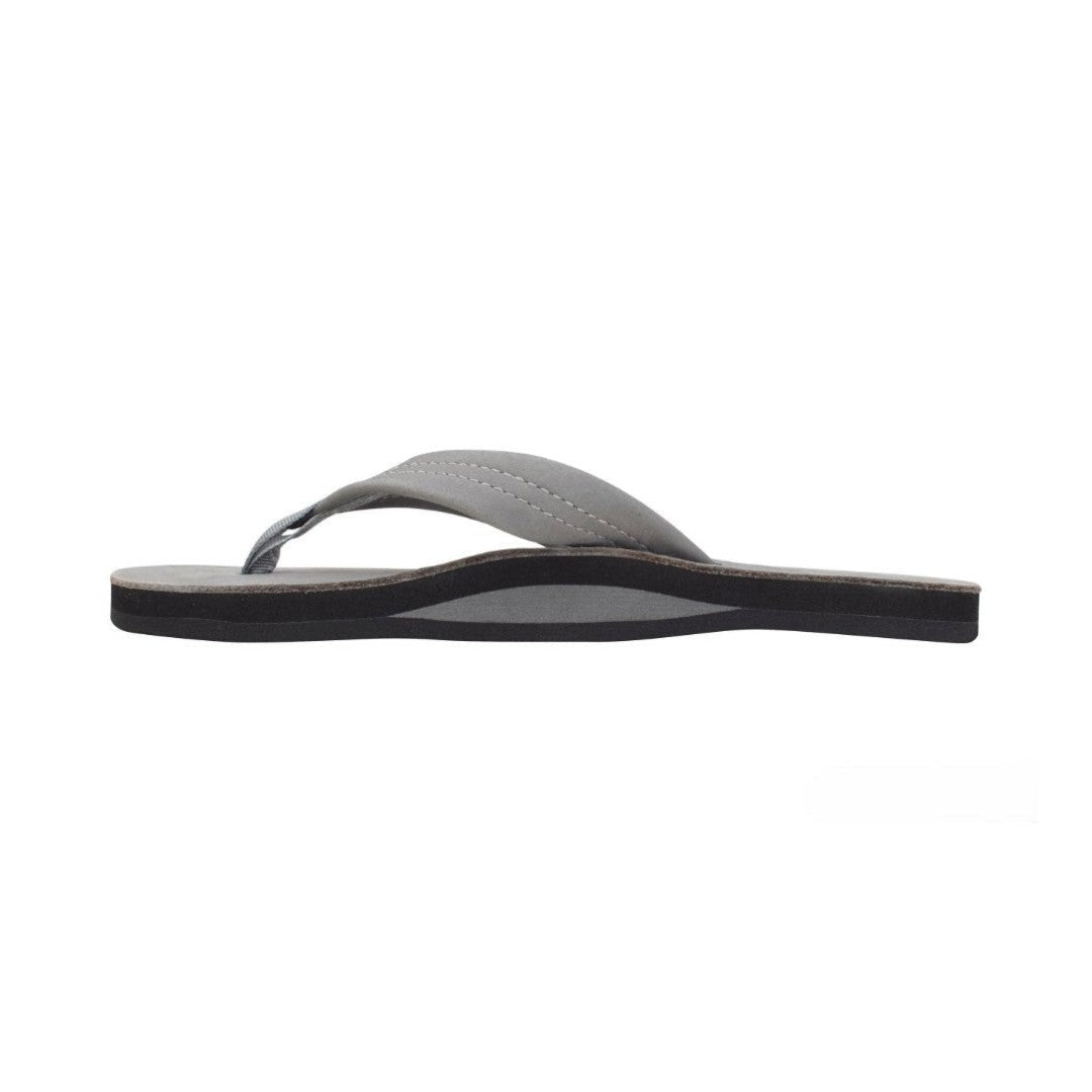 Rainbow Sandal Women's Single Layer Wide Strap Premier Leather - GREY 4