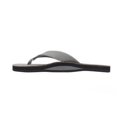 Rainbow Sandal Women's Single Layer Wide Strap Premier Leather - GREY 4