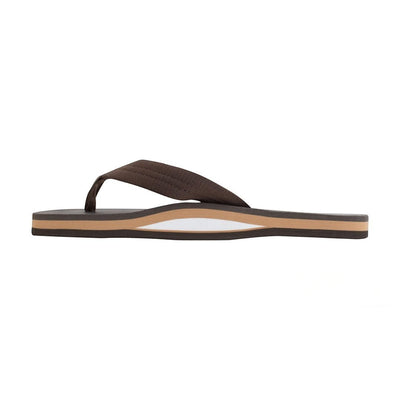 Rainbow Sandals Classic Rubber - Single Layer Soft Top 1" Nylon Strap - Brown 4