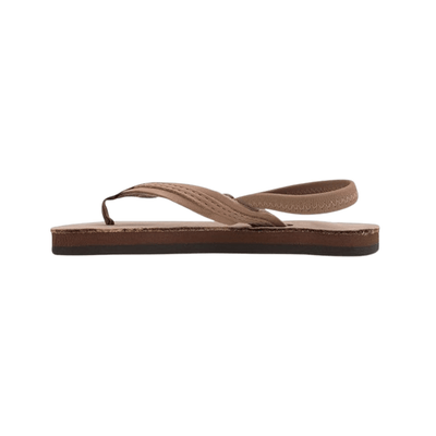 Rainbow Sandals Kid's Toddler - Flirty Braidy Dark Brown Flipflop 4