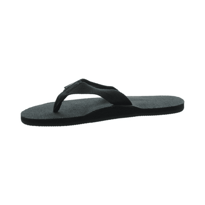 Rainbow Sandals Men's Hemp Single Layer Black Flipflop 4