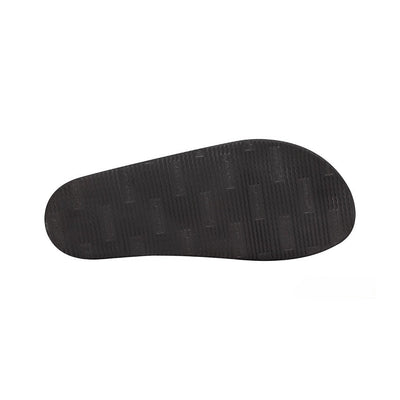 Rainbow Sandals Men's Leather Double Layer Wide Strap Leather Flip Flop - Black 4