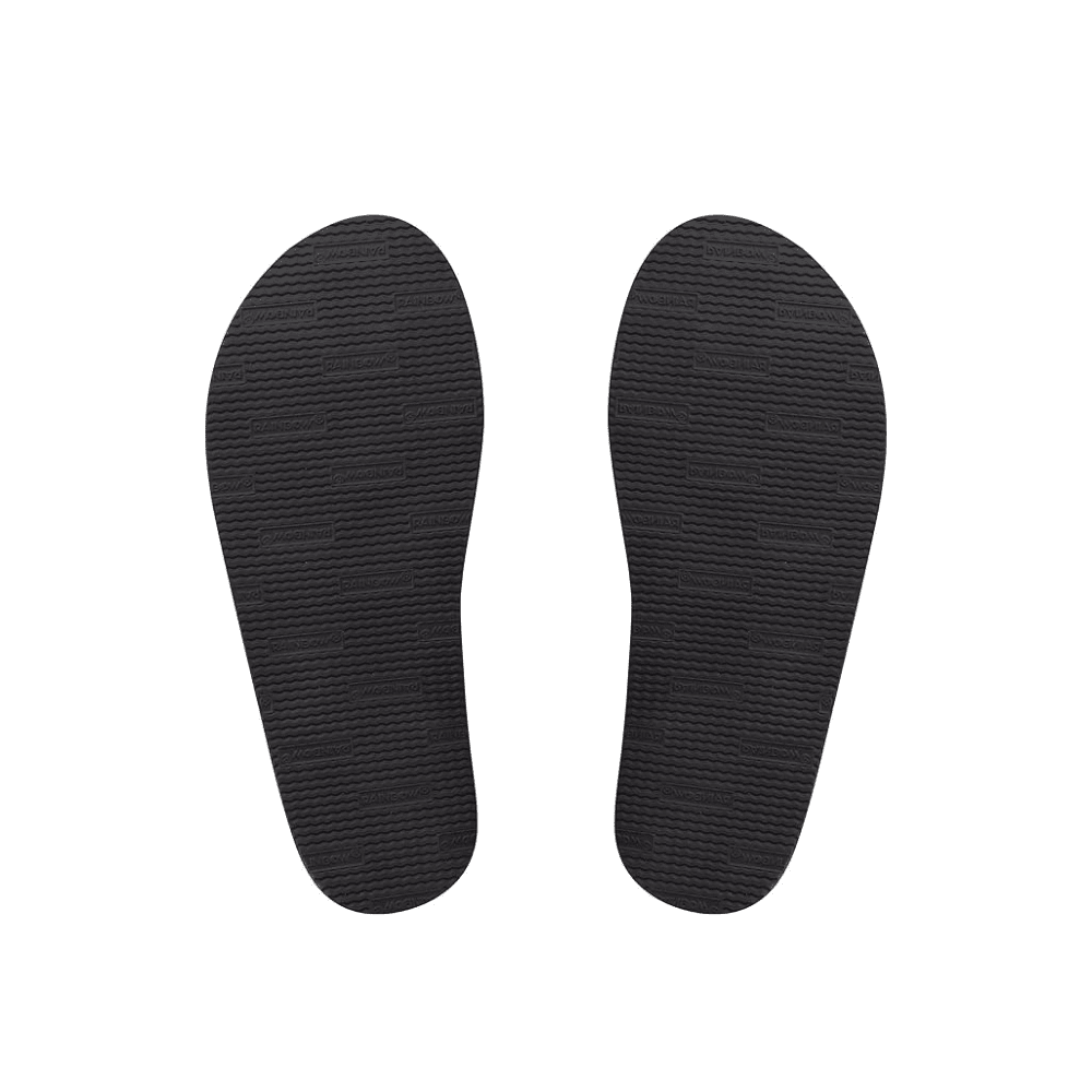 Rainbow Sandals Men's Premier Leather Single Layer Wide Strap with Arch Navy 6