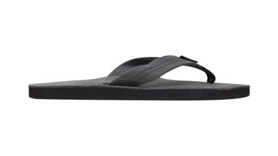 Rainbow Sandals Men's Single Layer Wide Strap Premier Leather - Black 2