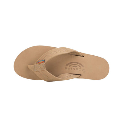 Rainbow Sandals Women's Double Layer Sandal Wide Strap Sierra Brown Flip Flops 3