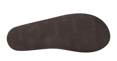 Rainbow Sandals Women's Flirty Braidy Single Layer Arch Support Leather Flip Flop - Dark Brown 3