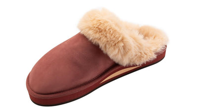 Rainbow Sandals Women's Sunset Snugs Premier Leather Cognac Slipper 11