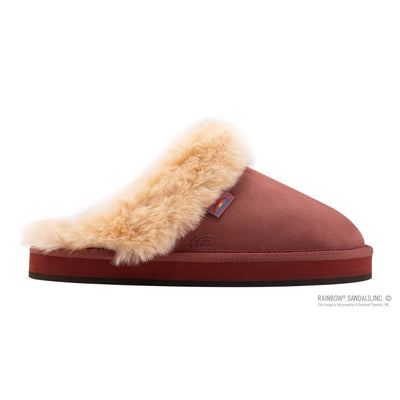 Rainbow Sandals Women's Sunset Snugs Premier Leather Cognac Slipper 3