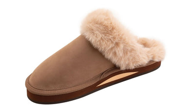 Rainbow Sandals Women's Sunset Snugs Premier Leather Dark Brown Slipper 7