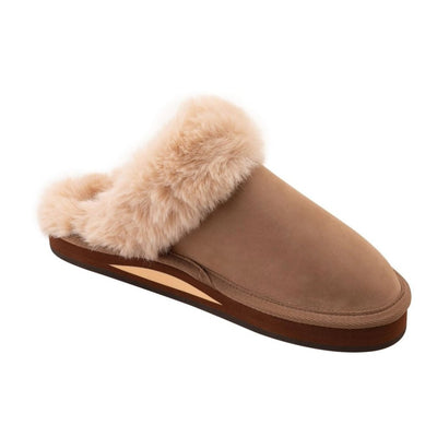 Rainbow Sandals Women's Sunset Snugs Premier Leather Dark Brown Slipper 1