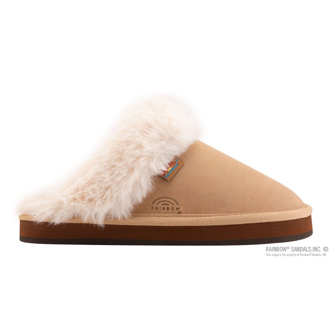 Rainbow Sandals Women's Sunset Snugs Premier Leather Sierra Brown Slipper 2