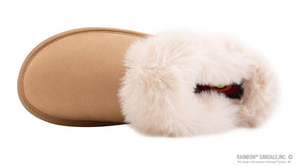 Rainbow Sandals Women's Sunset Snugs Premier Leather Sierra Brown Slipper 6