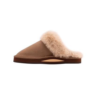 Rainbow Sandals Women's Sunset Snugs – Premier Leather Slipper Dark Brown 3