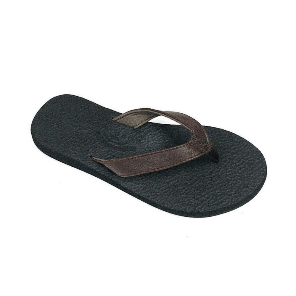 Rainbow The Cotton Black / Expresso Brown Soft Women's Flipflop Sandal 2