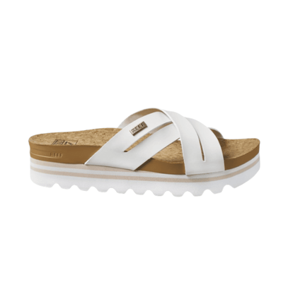 REEF Cushion Bloom Hi Women's Platform Fashion Sandal, Vegan Leather X Strap 1