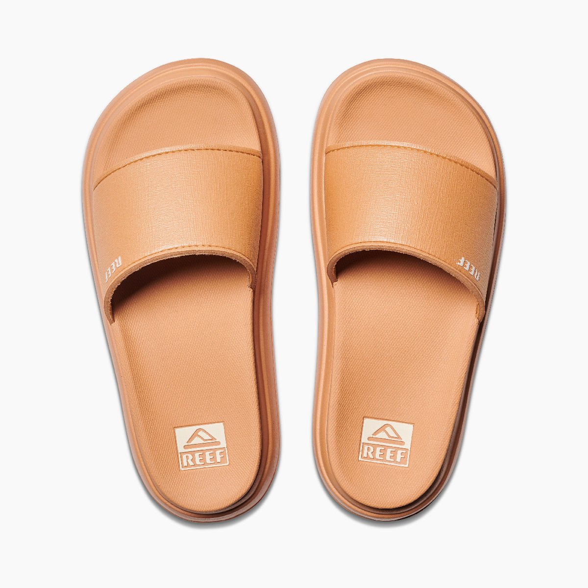 Reef Cushion Bondi Bay Natural Women's Platform Slide Sandal - Women's SandalReef