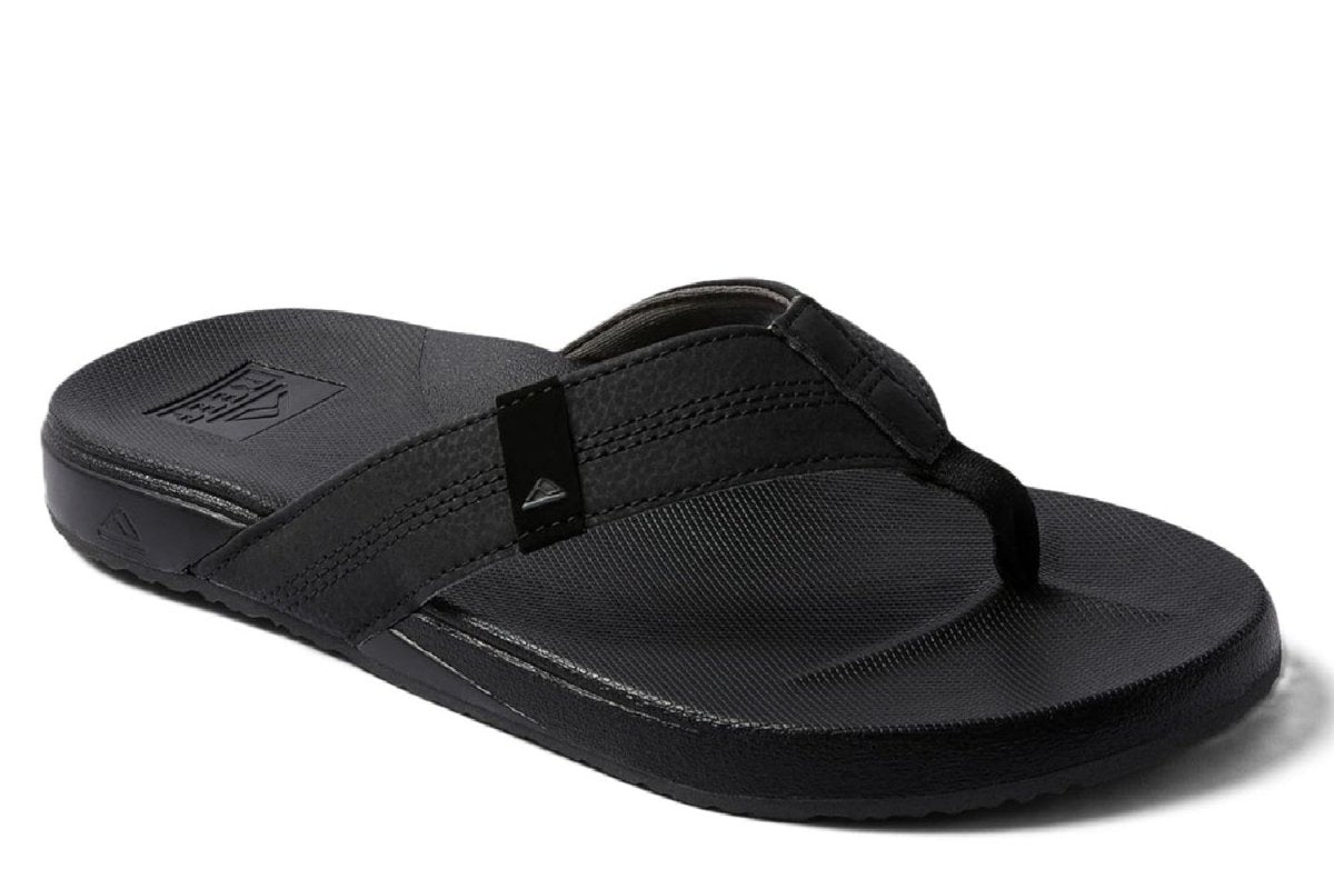 Reef Cushion Bounce Phantom Black RF0A3FDIBLA Men's Flip Flop - Sandals & Flip FlopsReef