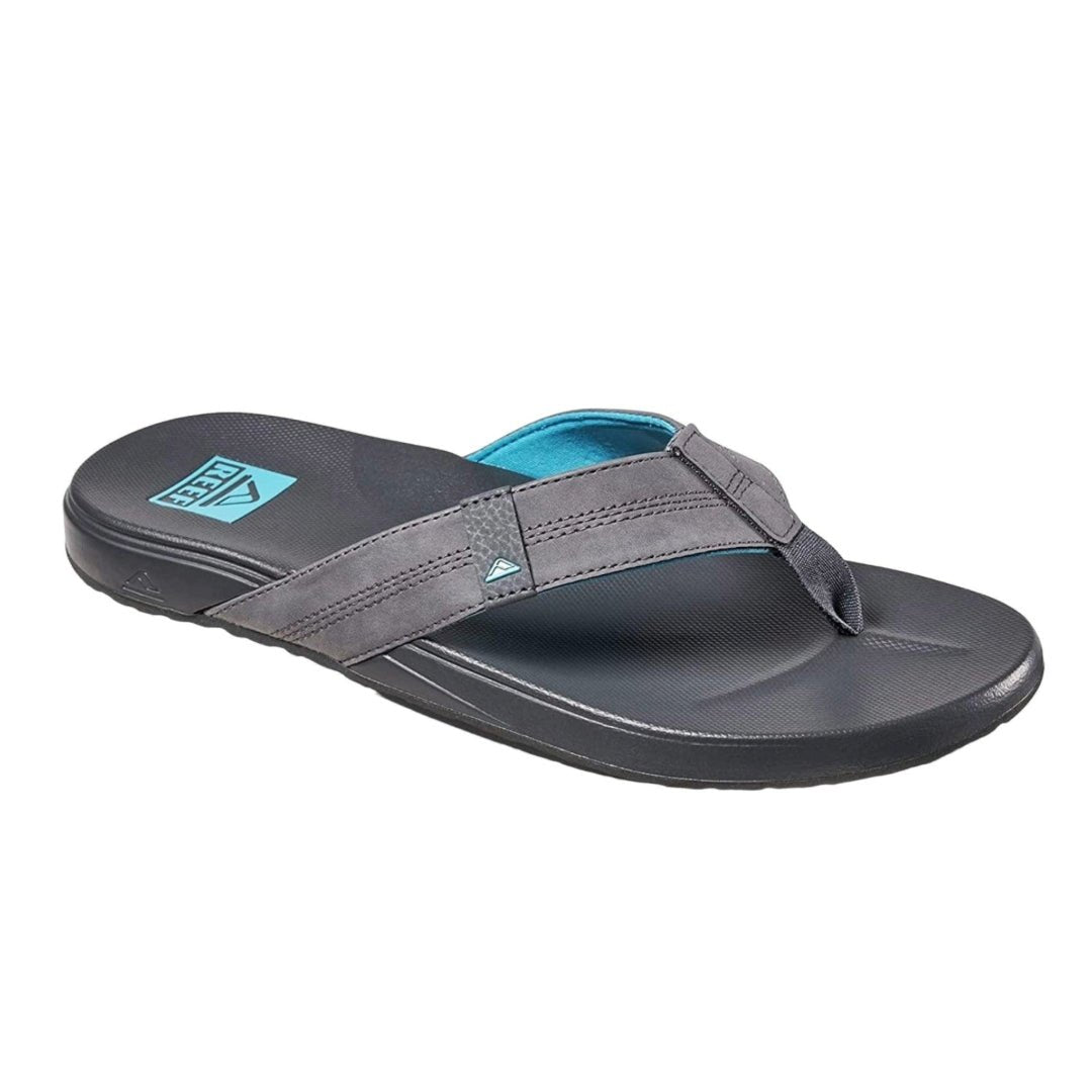 Reef Cushion Bounce Phantom Gray Aqua Flip Flop Men's Sandal - Men's SandalReef