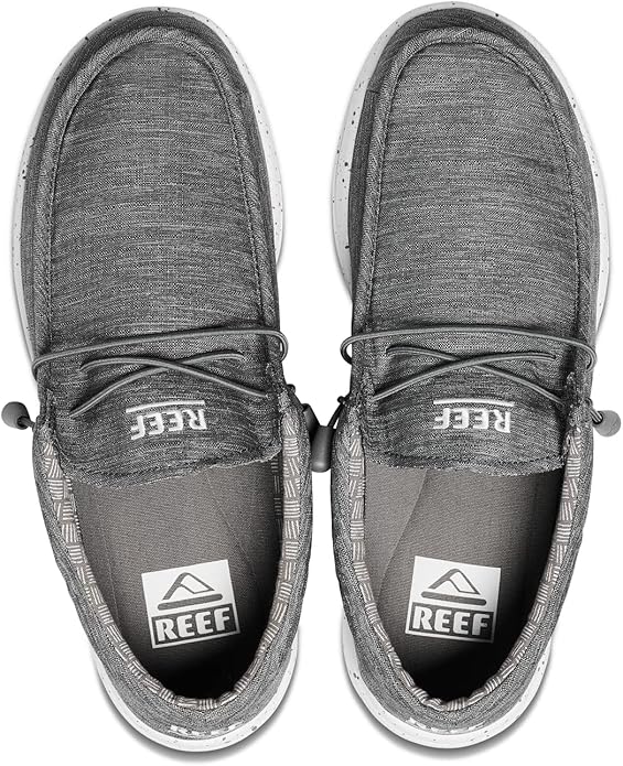 REEF Cushion Coast TX Men's Slip - On Memory Foam Comfort Shoe Charcoal 3