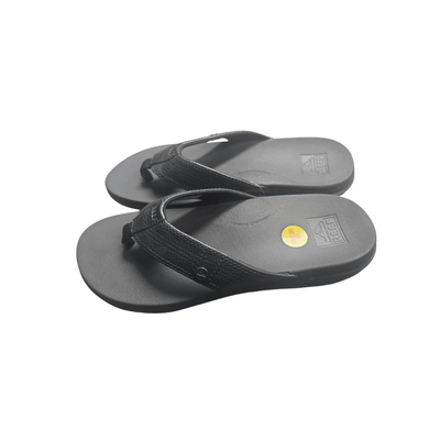 REEF Cushion Lux Men's Ultra Soft Cushion Premium Leather Strap Black 3