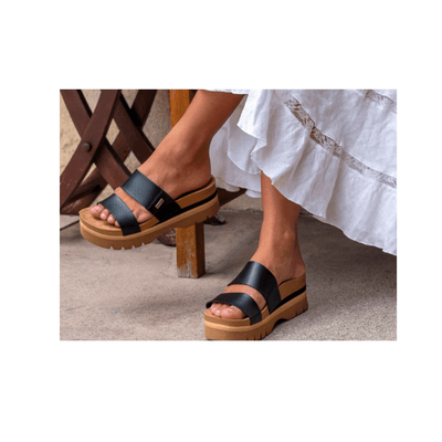 REEF Cushion Vista Higher Women’s Sandals – Black 6