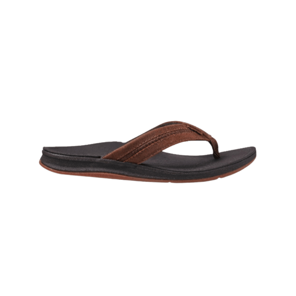 Reef Leather Ortho - Bounce Coast Brown Men's Flip - Flop Sandal 1