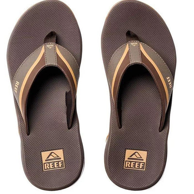 Reef Men's Anchor Brown / Gum Flipflop Sandal 4