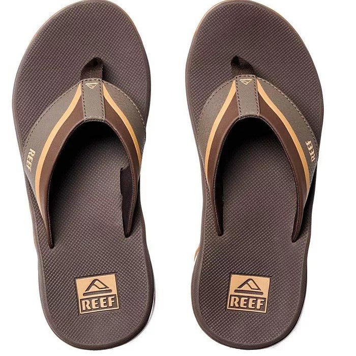 Reef Men's Anchor Brown / Gum Flipflop Sandal 4