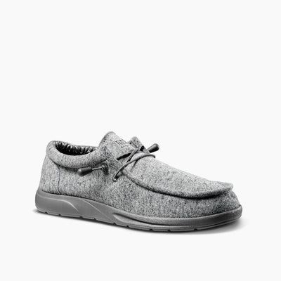 Reef Men's Cushion Coast Slip - On Shoe Light Gray – Lightweight Comfort with Memory Foam 3
