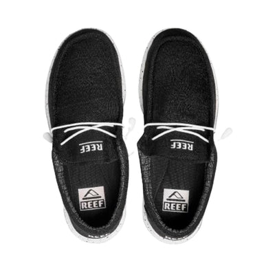 Reef Men's Cushion Coast Tx Easy On Black / White Shoes 4