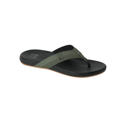REEF Men’s Cushion Phantom 2.0 Water-Friendly Flip-Flops – Olive / Gum 2