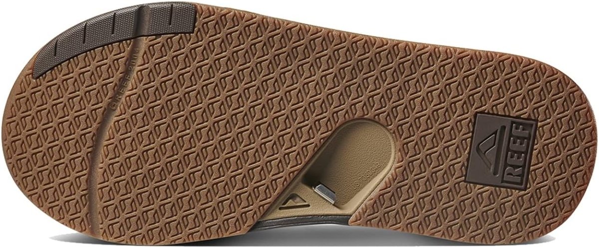 Reef Men's Fanning Bottle Opener Brown LOW Flip Flop Sandal - Men's SandalReef