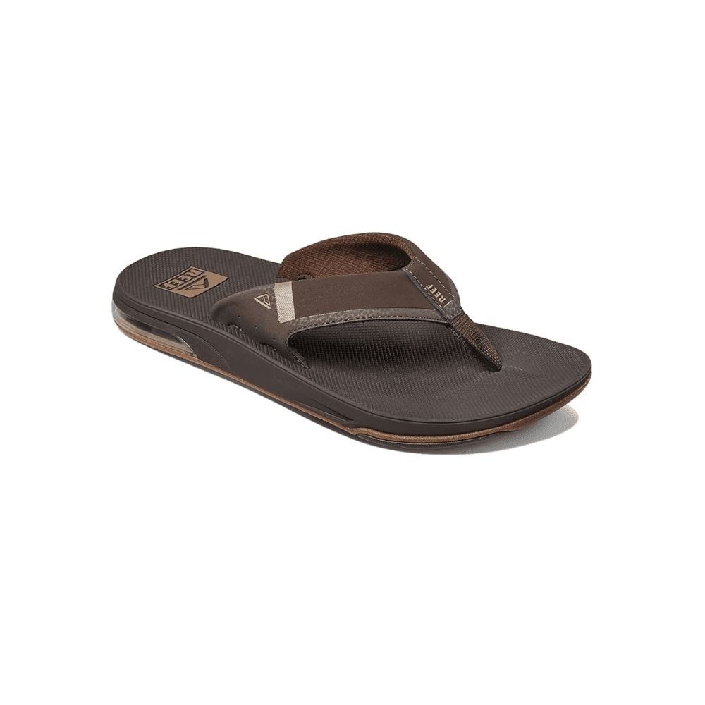 Reef Men's Fanning Bottle Opener Flip Flop Thong Sandal - Brown Low 2