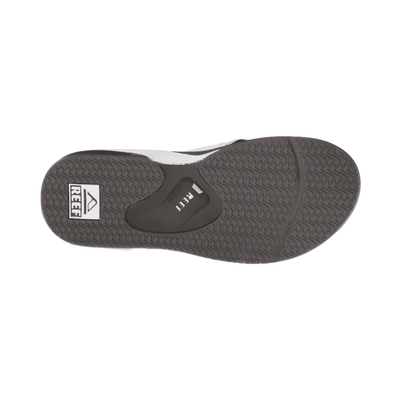 Reef Men's Fanning Bottle Opener Flip Flop Thong Sandal - Grey / White 4