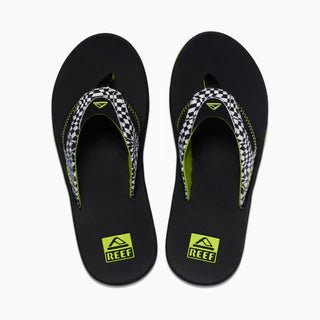 Reef Men's Fanning Bottle Opener SWELL CHECKERS Flip Flop Sandal - Men's SandalReef