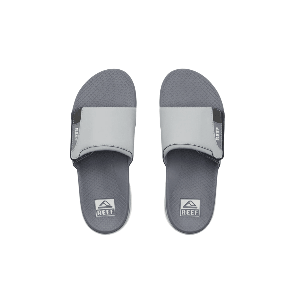 REEF Men’s Fanning Slide Water-Friendly Sandals – Grey 3