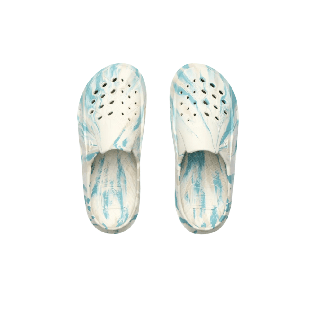 Reef Men's Glider Water - Friendly Slide Sandals - Off White/Blue Marble 3