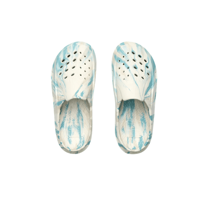 Reef Men's Glider Water - Friendly Slide Sandals - Off White/Blue Marble 3