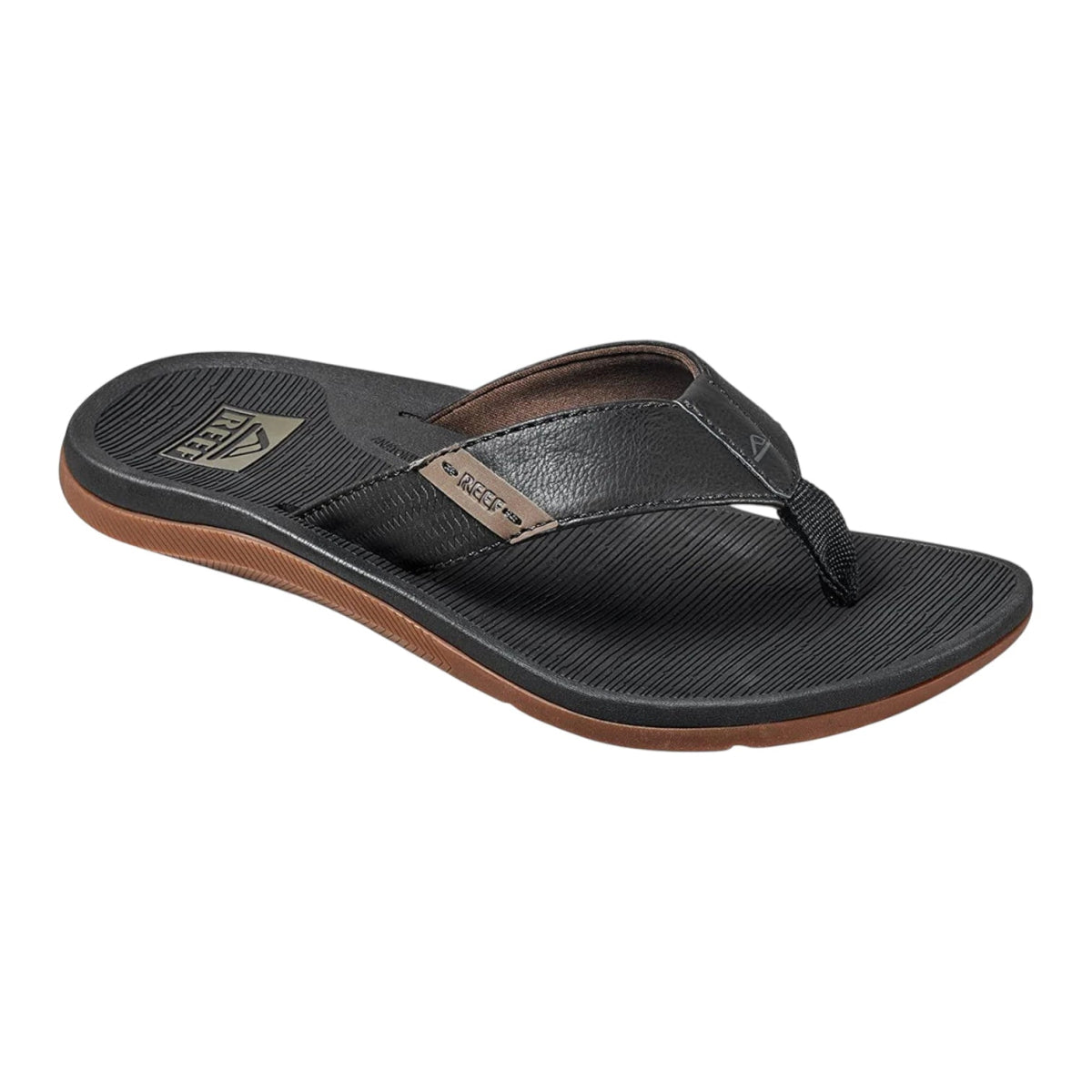 Reef Men's Santa Ana Black Flip Flop CI4650 Sandals 1