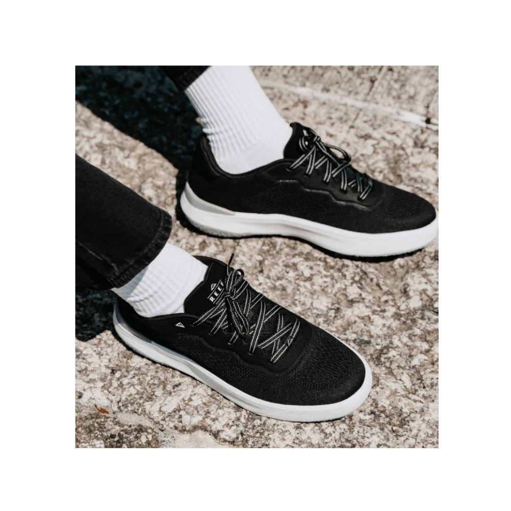REEF Men’s Shoreline Del Mar Everyday Sneakers – Black / White 3