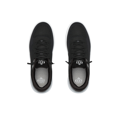 REEF Men’s Shoreline Del Mar Everyday Sneakers – Black / White 4