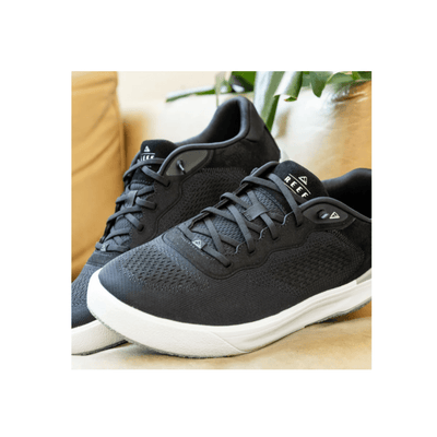 REEF Men’s Shoreline Del Mar Everyday Sneakers – Black / White 8