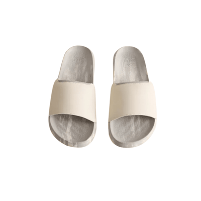 Reef Men's Tailslide Cushion Slide Sandals - White Grey Marble (CJ8559) 4
