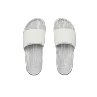 Reef Men's Tailslide Cushion Slide Sandals - White Grey Marble (CJ8559) 3