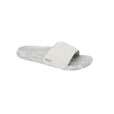 Reef Men's Tailslide Cushion Slide Sandals - White Grey Marble (CJ8559) 2