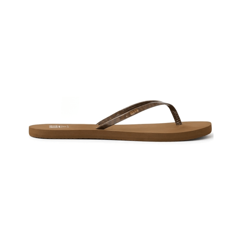 REEF Women's Bliss Nights Flip Flop Sandals - Chocolate Stripe 1