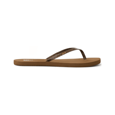 REEF Women's Bliss Nights Flip Flop Sandals - Chocolate Stripe 1